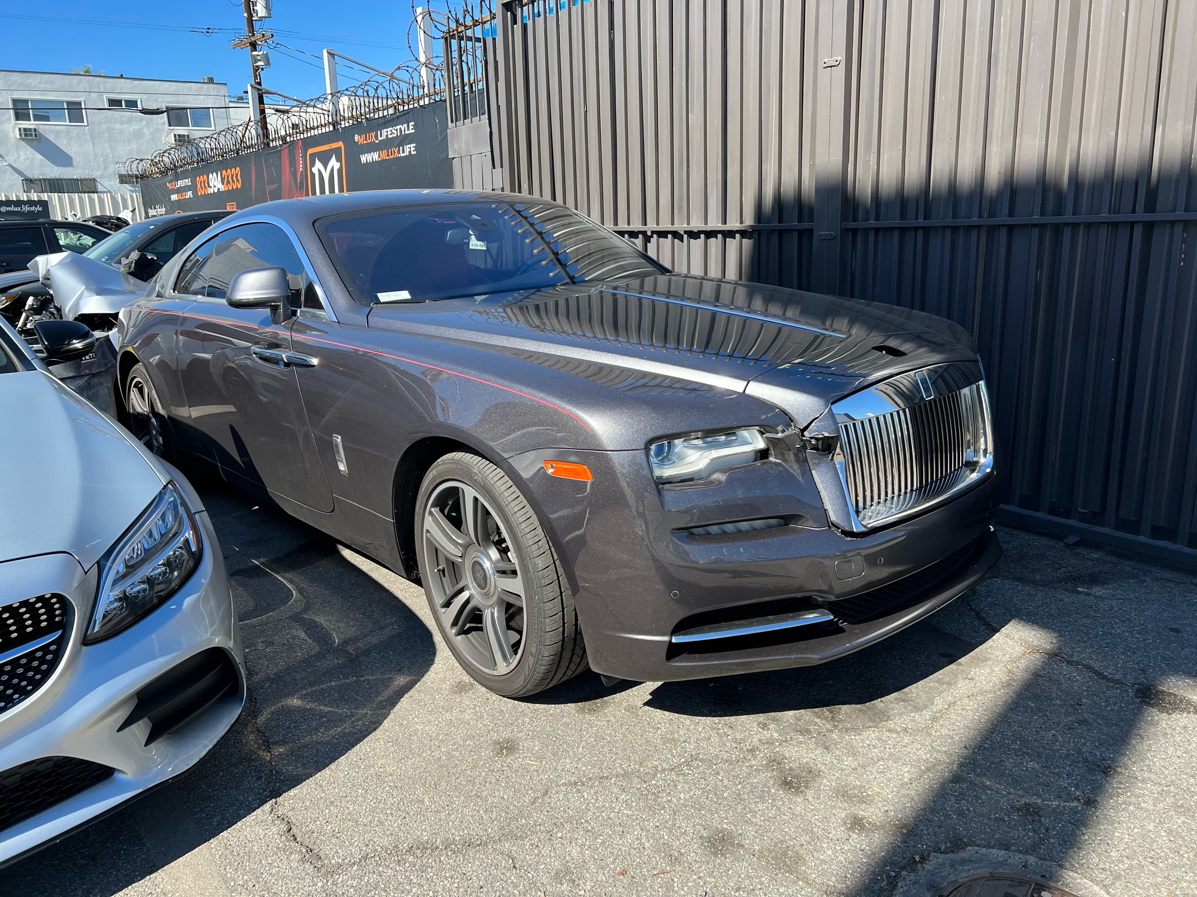 2022 Rolls Royce Wraith before repair