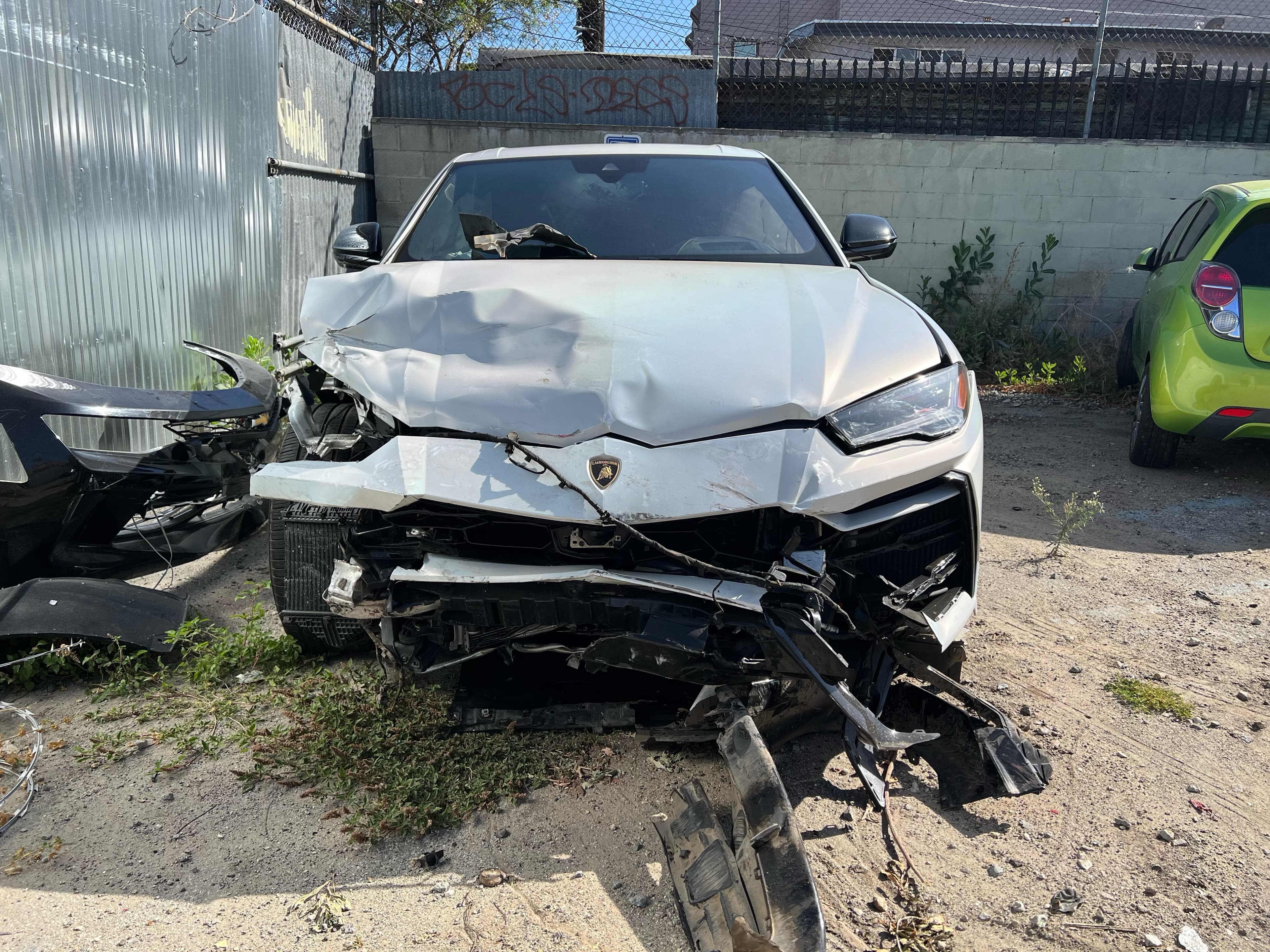 Lamborghini Urus before repair