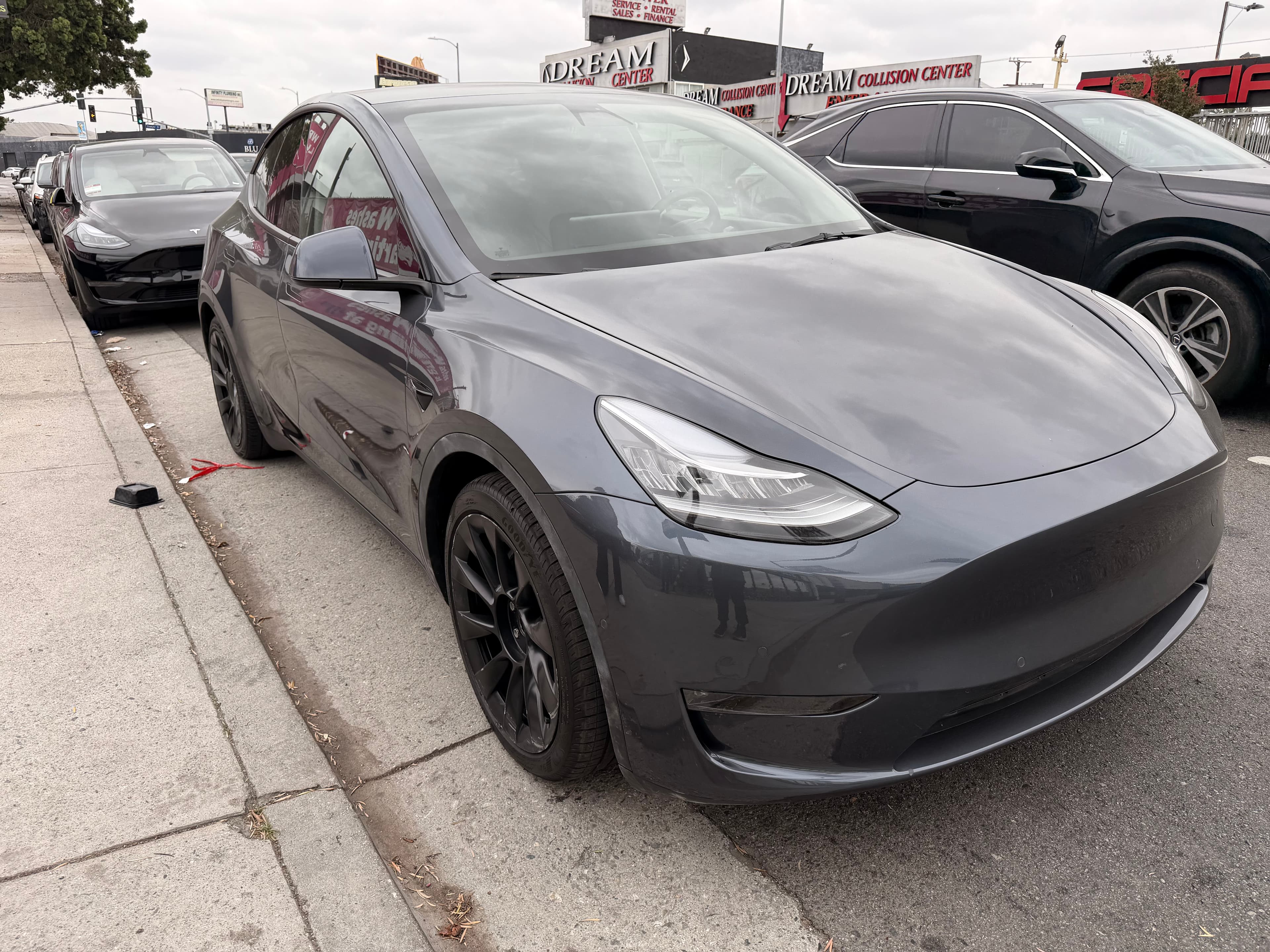 2024 Tesla Model Y after repair