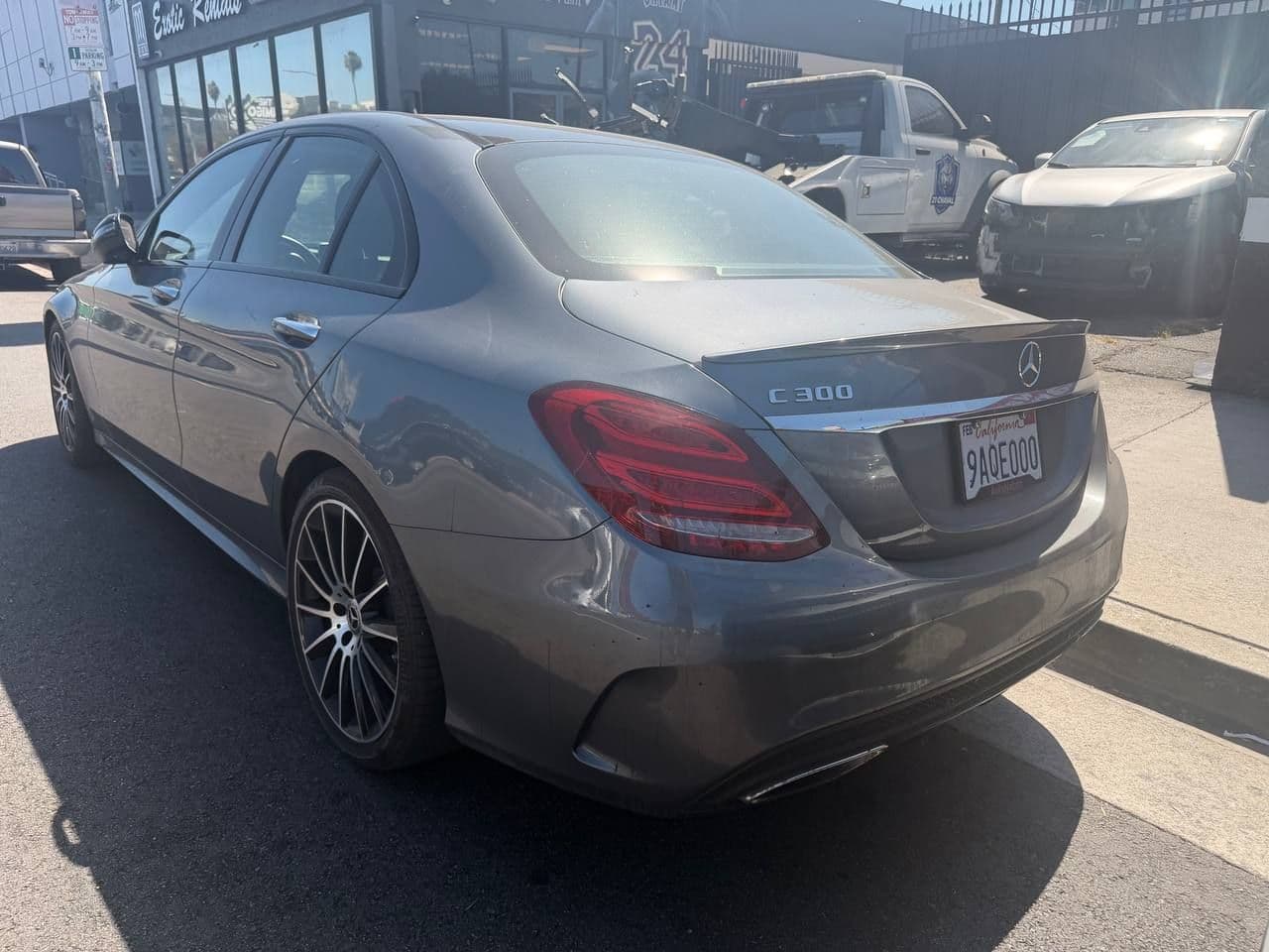 2018 Mercedes C300 before repair