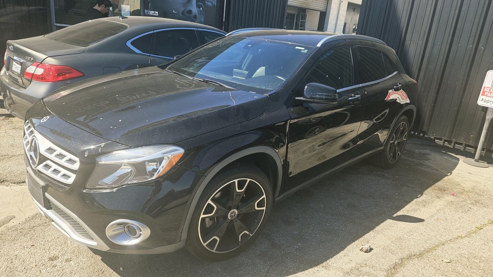 2019 Mercedes GLA250 before repair