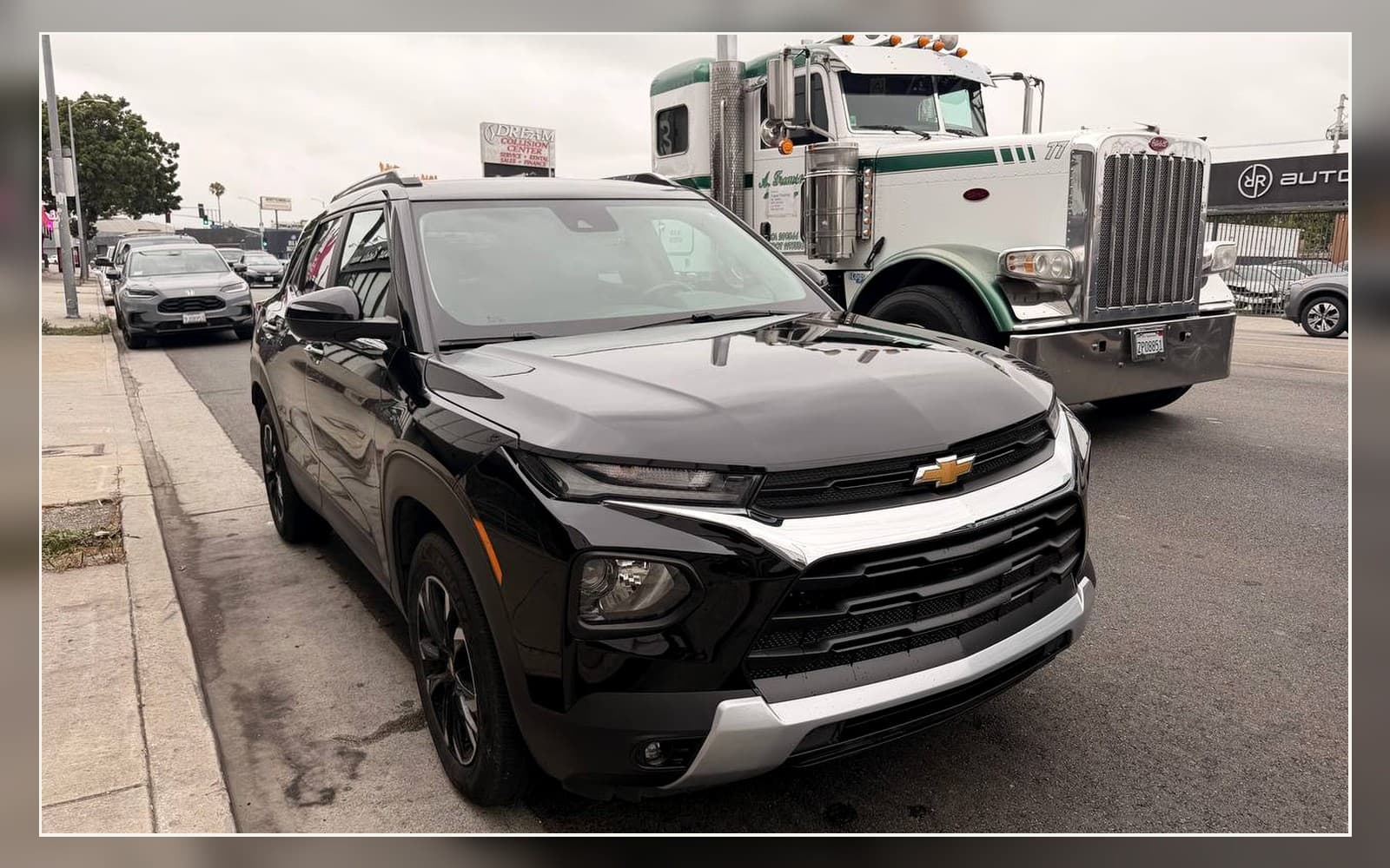 2021 Chevy Trailblazer after repair