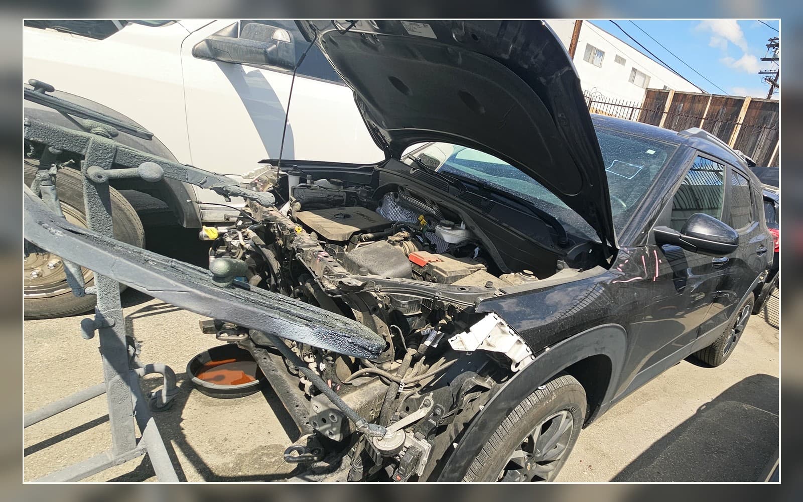 2021 Chevy Trailblazer before repair