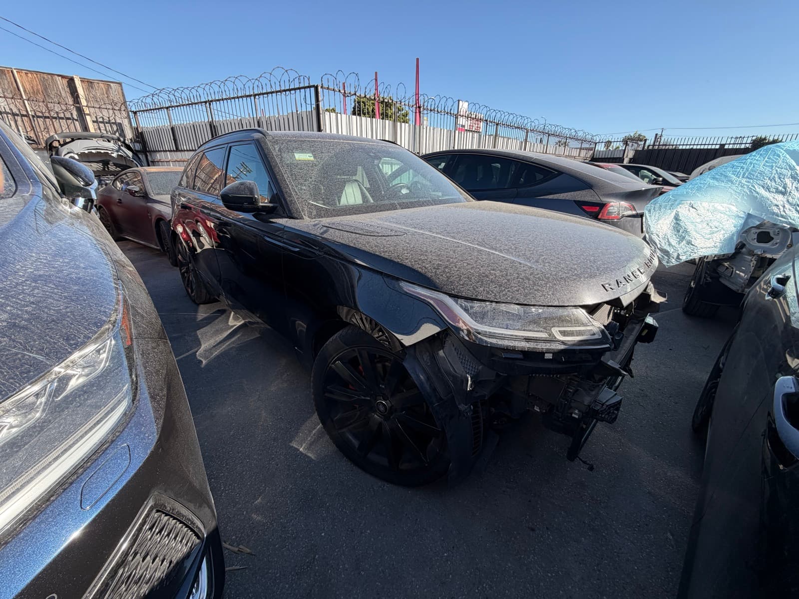 2020 Range Rover Velar before repair