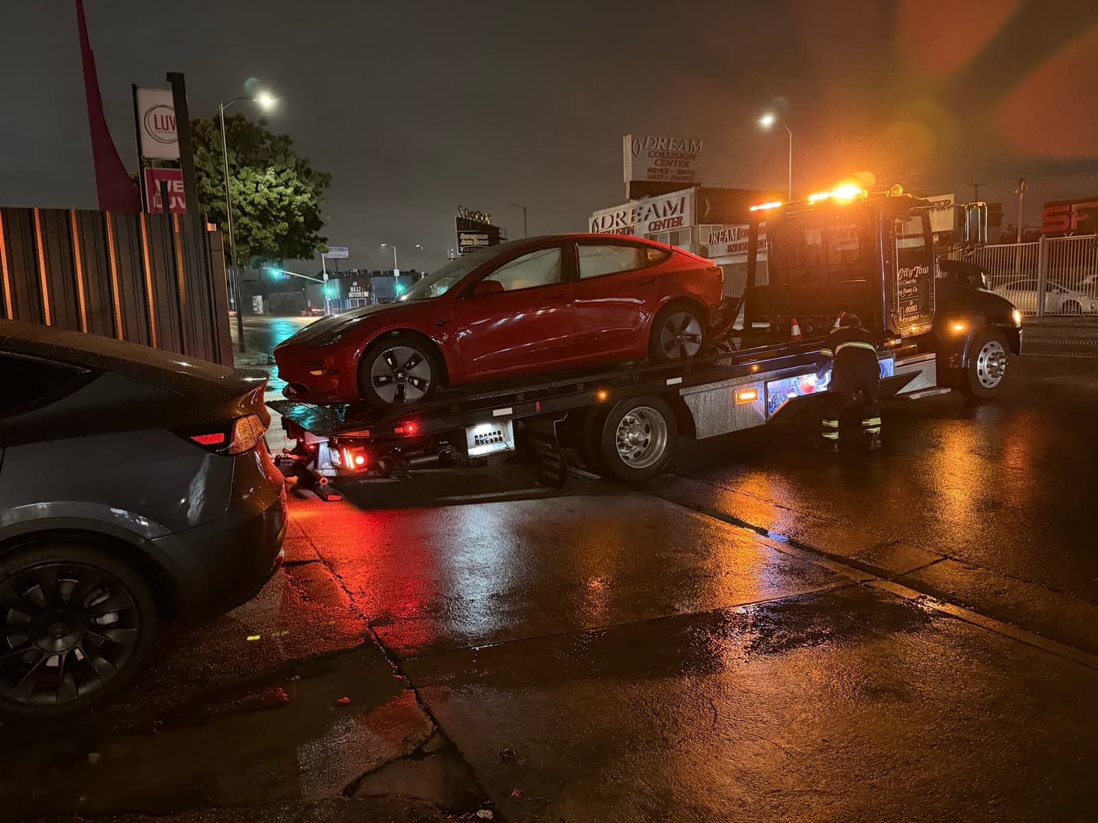 2021 Tesla Model 3 before repair