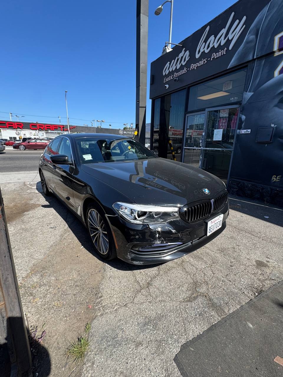 2018 BMW 530i before repair
