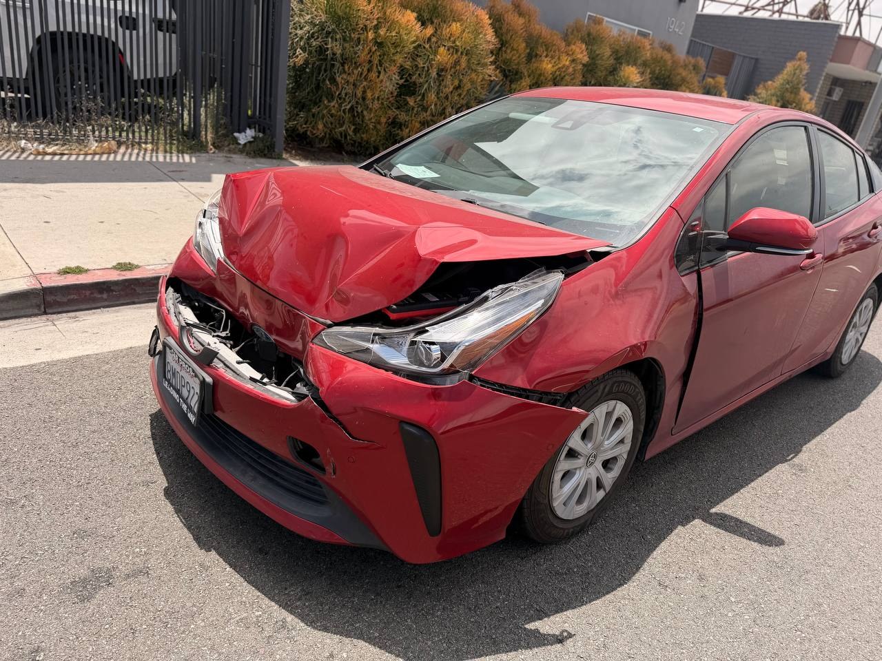 2019 Toyota Prius before repair