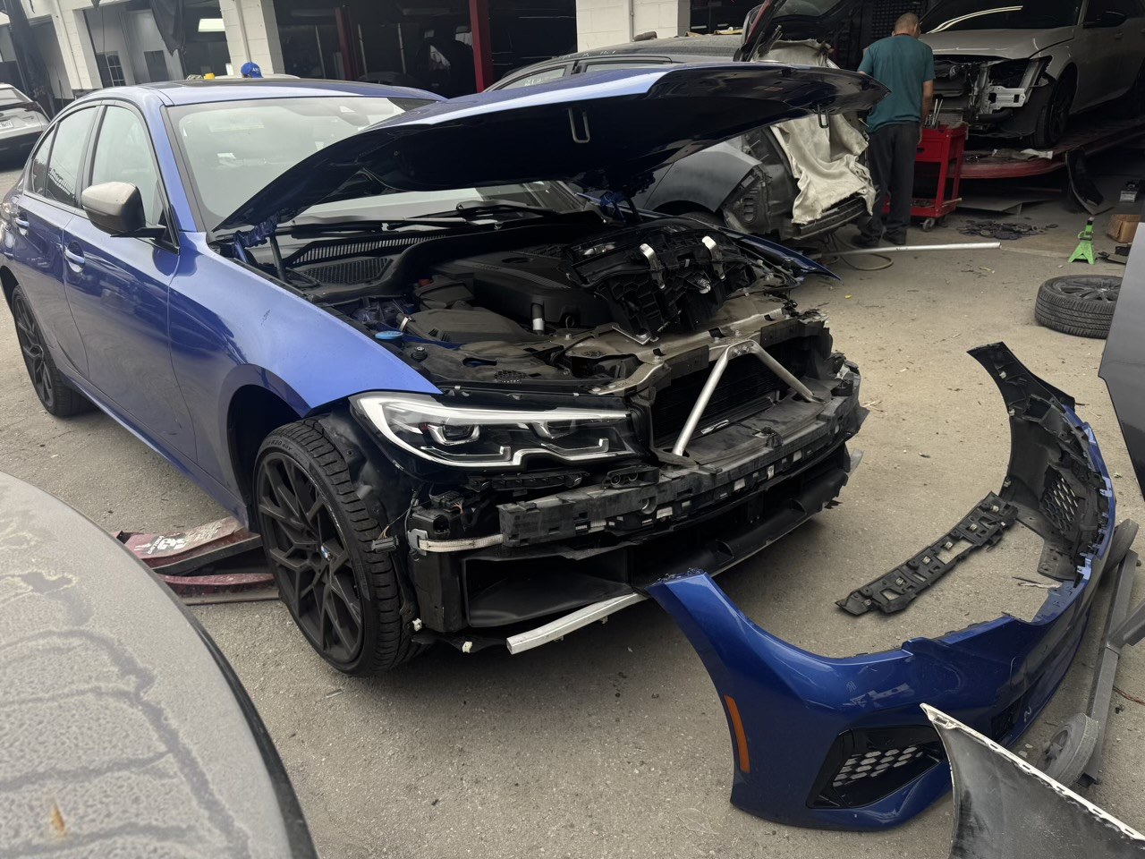 2020 BMW M340 before repair