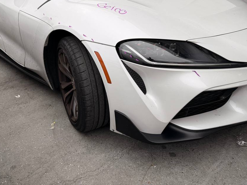 2023 Toyota Supra before repair