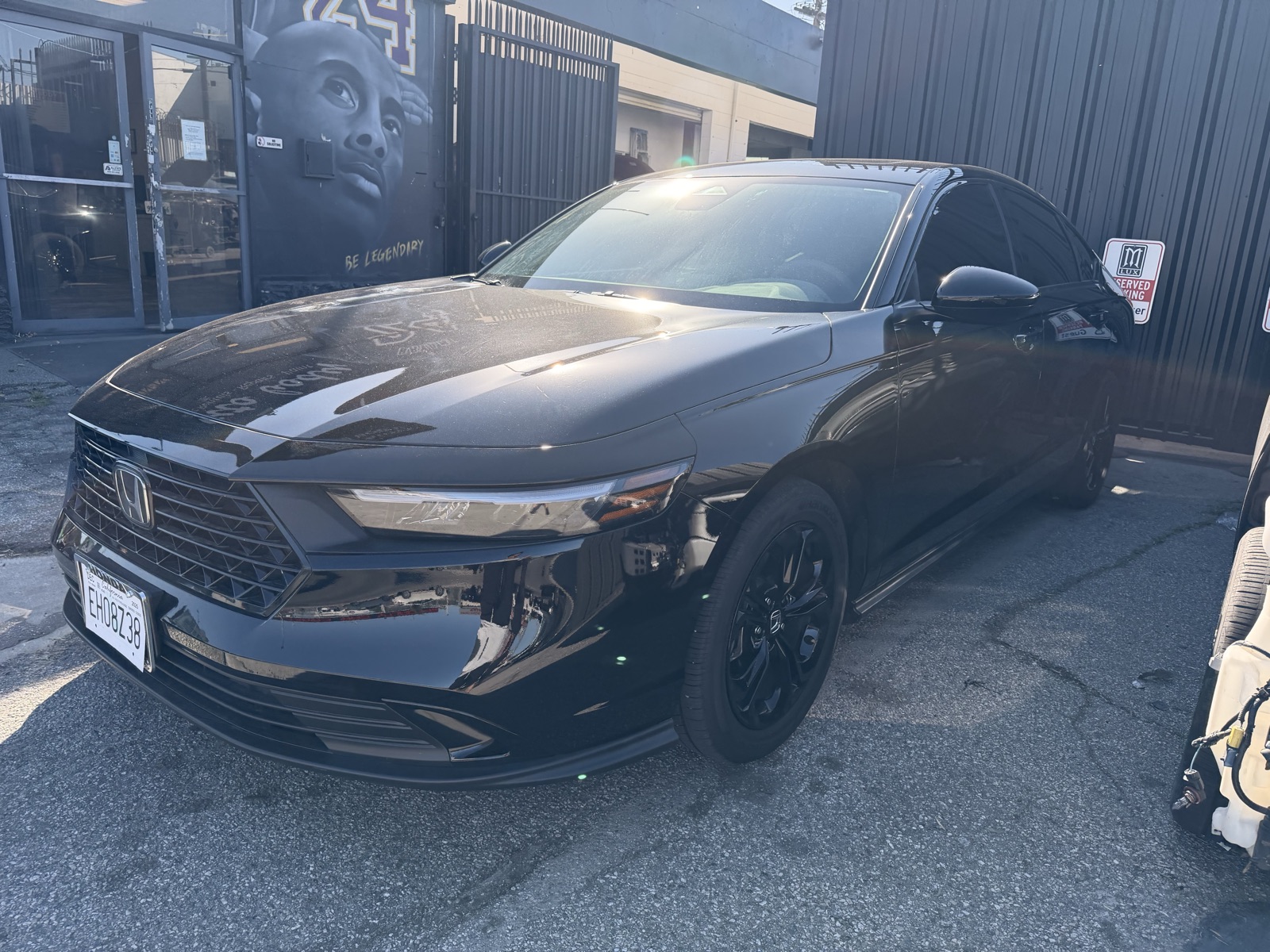 After photo of Honda Accord collision repair at MLUX Auto Body in Los Angeles