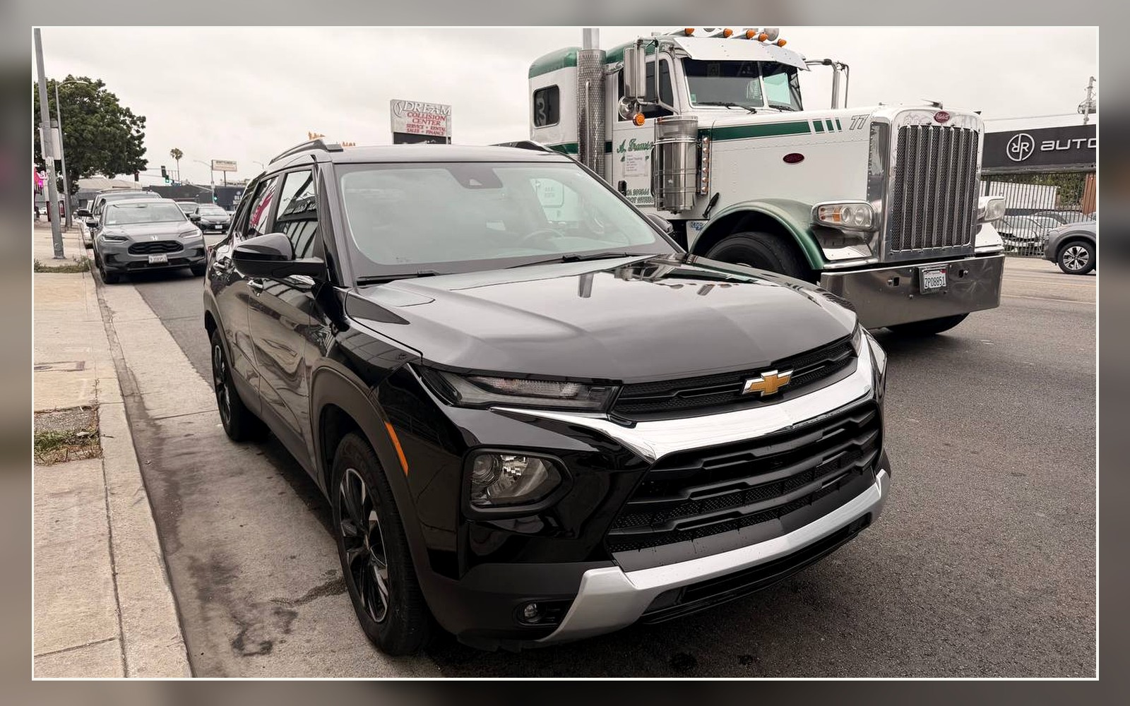2021 Chevy Trailblazer after repair