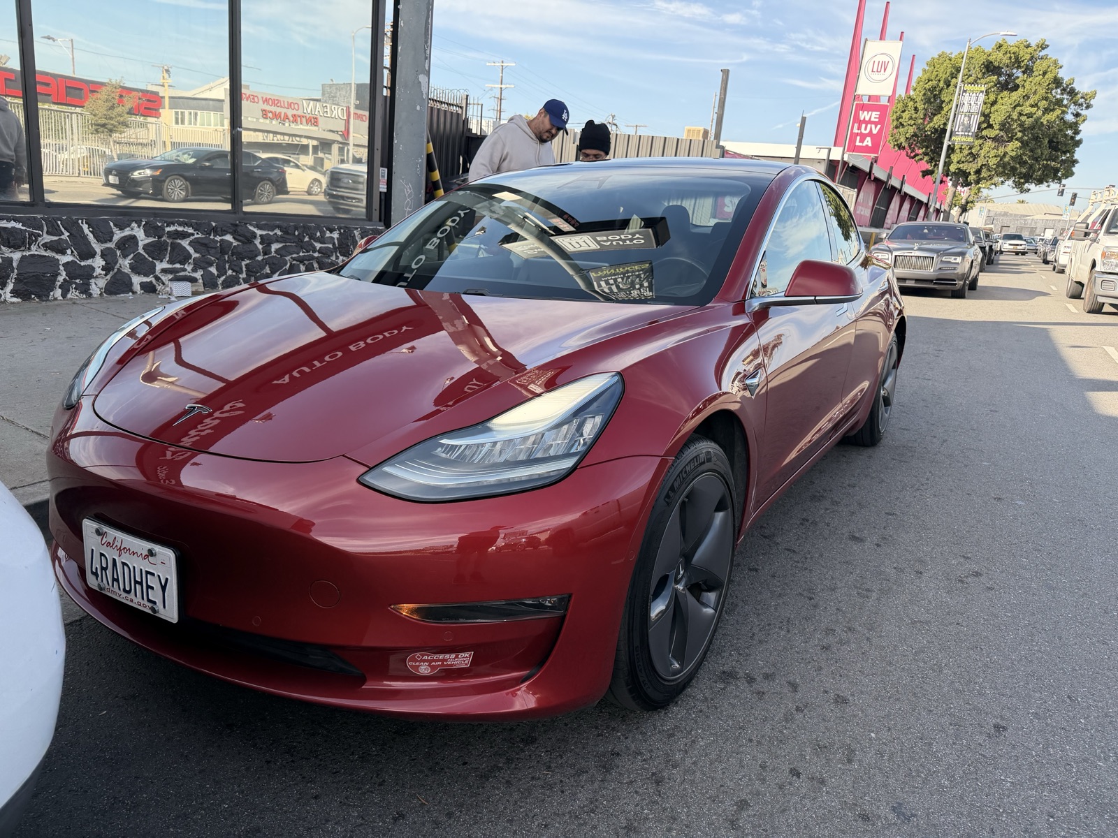 2021 Tesla Model 3 after repair